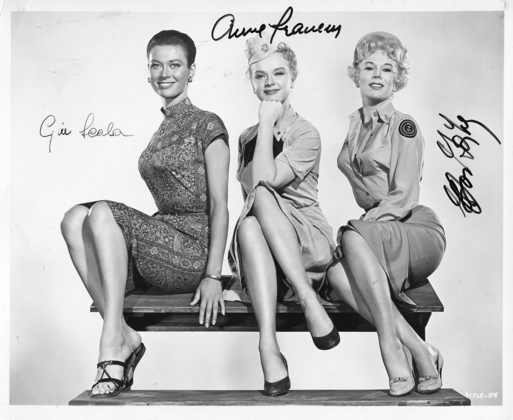 Gia Scala, Anne Francis & Eva Gabor
